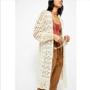 NWOT Free People Sweet Talker Cardigan